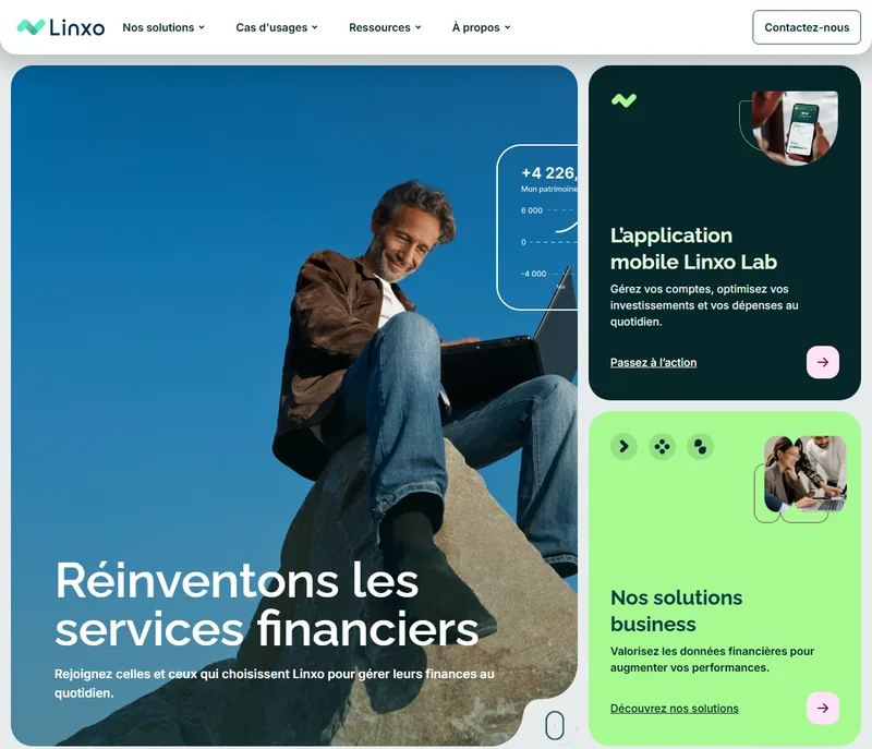 Application Linxo Lab : agrégation de comptes bancaires — 1 mois Premium offert avec le code parrainage L3499692