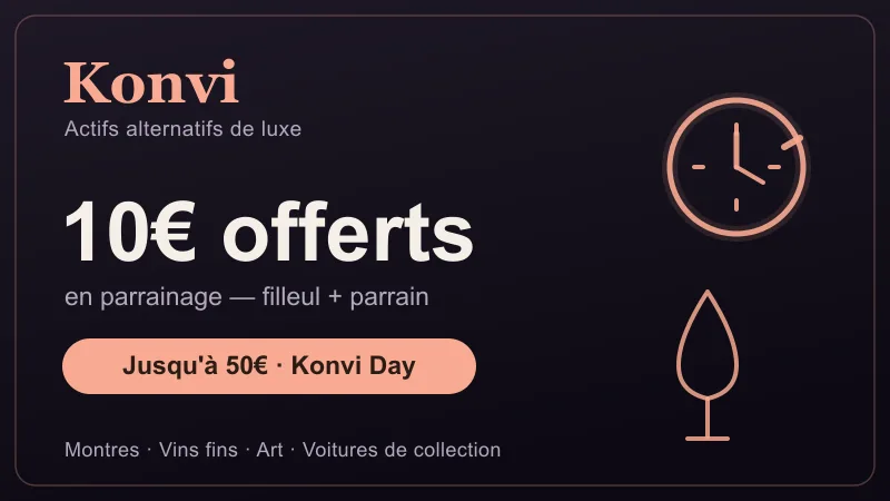 Code promo Konvi : parrainage 10€ offerts au filleul et 10€ au parrain, jusqu'à 50€ lors du Konvi Day
