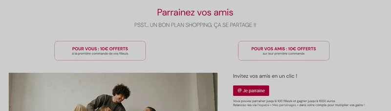 Parrainage Spartoo : 10€ offerts pour le filleul et 10€ pour le parrain à la première commande