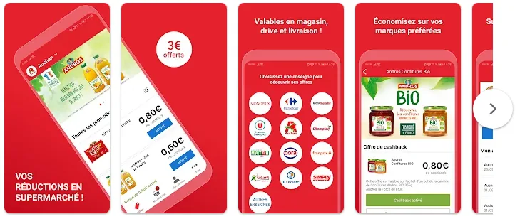 Appli iGraal Market : réductions en supermarché de 0,50€ à 0,80€ par produit, valables en magasin, drive et livraison